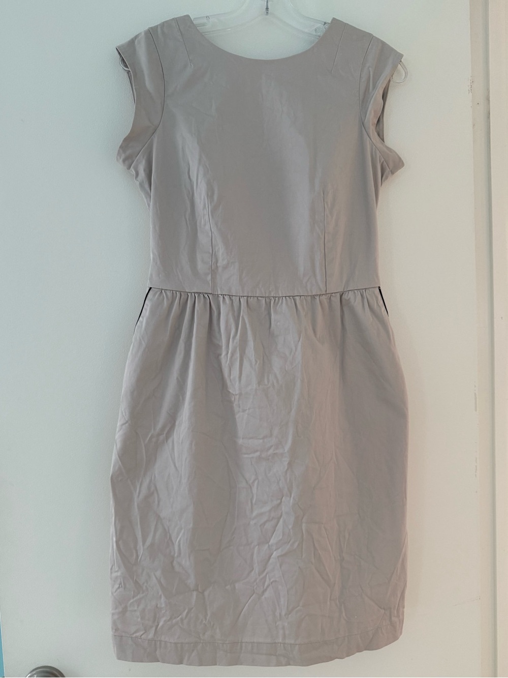 Cyrillus Sheath Dress in Light Taupe US Size 6